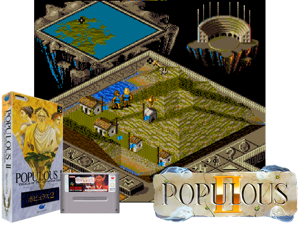 Populous II - Trials of the Olympian Gods (G) Cover